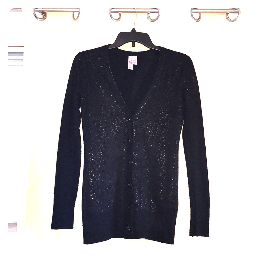 Black sweater.